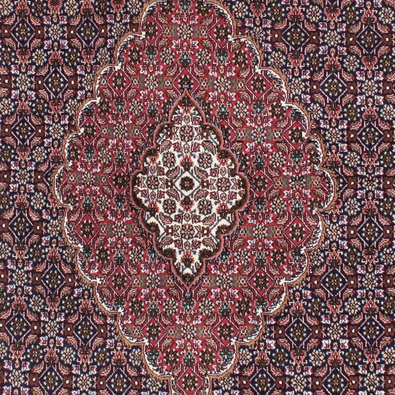 Täbriz Teppich 146x208cm - Perserteppich - dunkelblau
