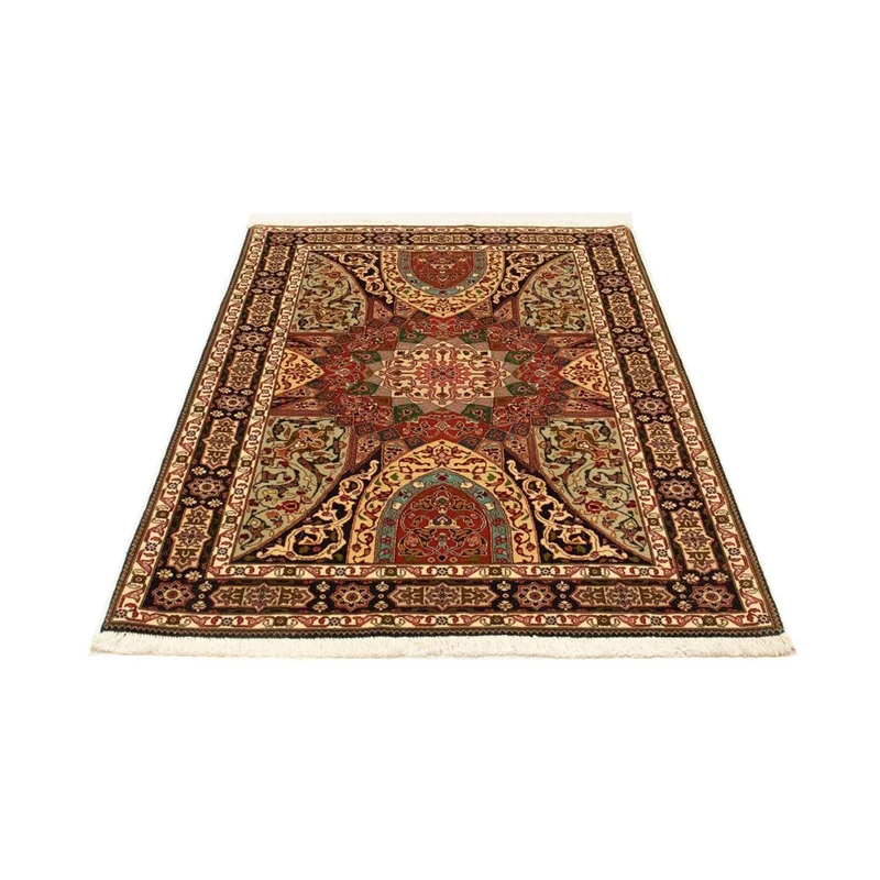 Täbriz - 50 Raj Teppich 100x151cm - Perserteppich - mehrfarbig