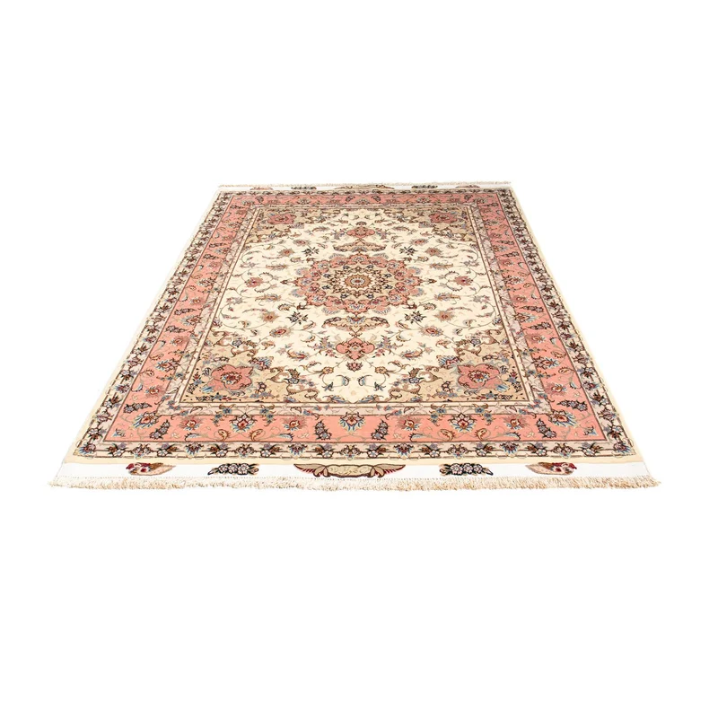 Täbriz - 50 Raj Teppich 150x210cm - Perserteppich - beige