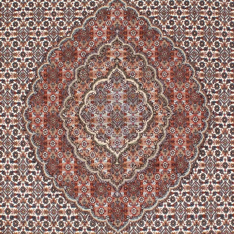 Täbriz Teppich 153x212cm - Perserteppich - hellbraun