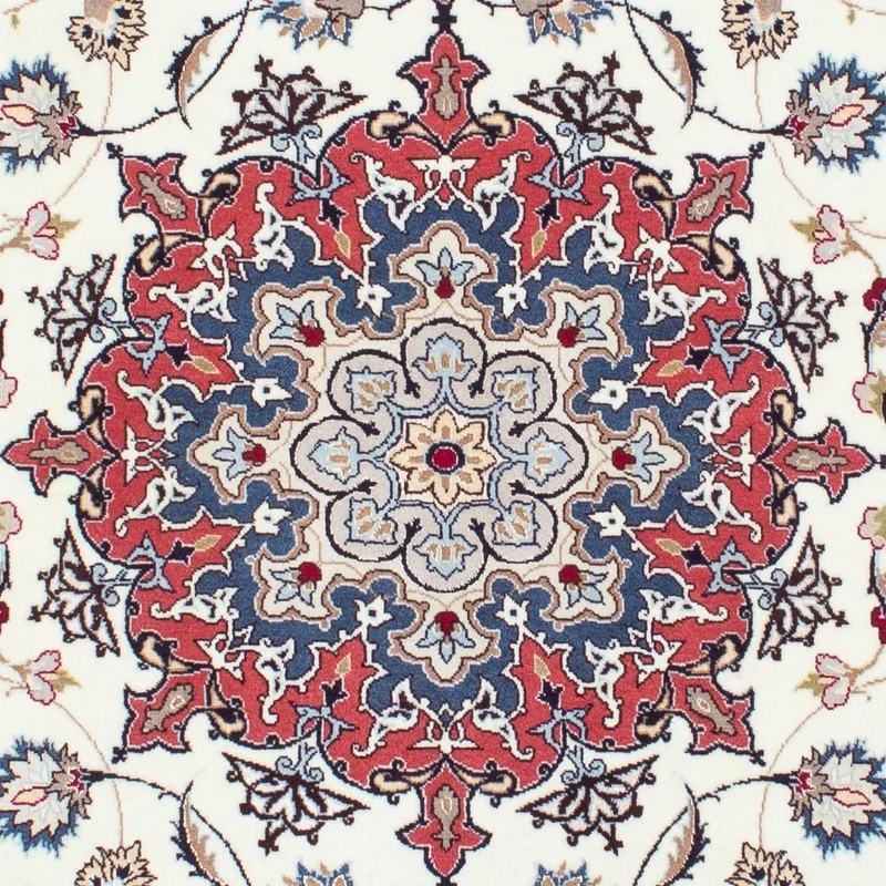 Täbriz - 50 Raj Teppich 156x200cm - Perserteppich - beige