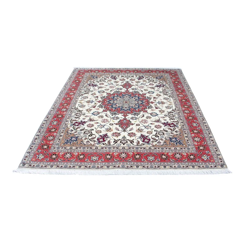 Täbriz - 50 Raj Teppich 156x200cm - Perserteppich - beige