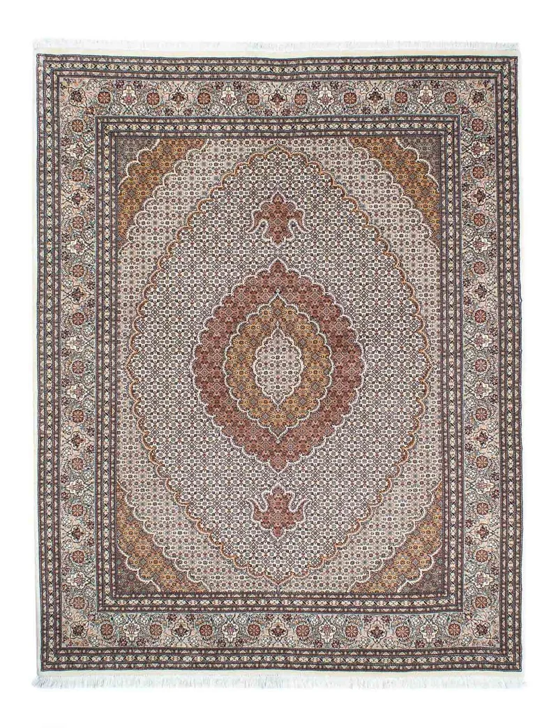 Täbriz Teppich 151x202cm - Perserteppich - beige