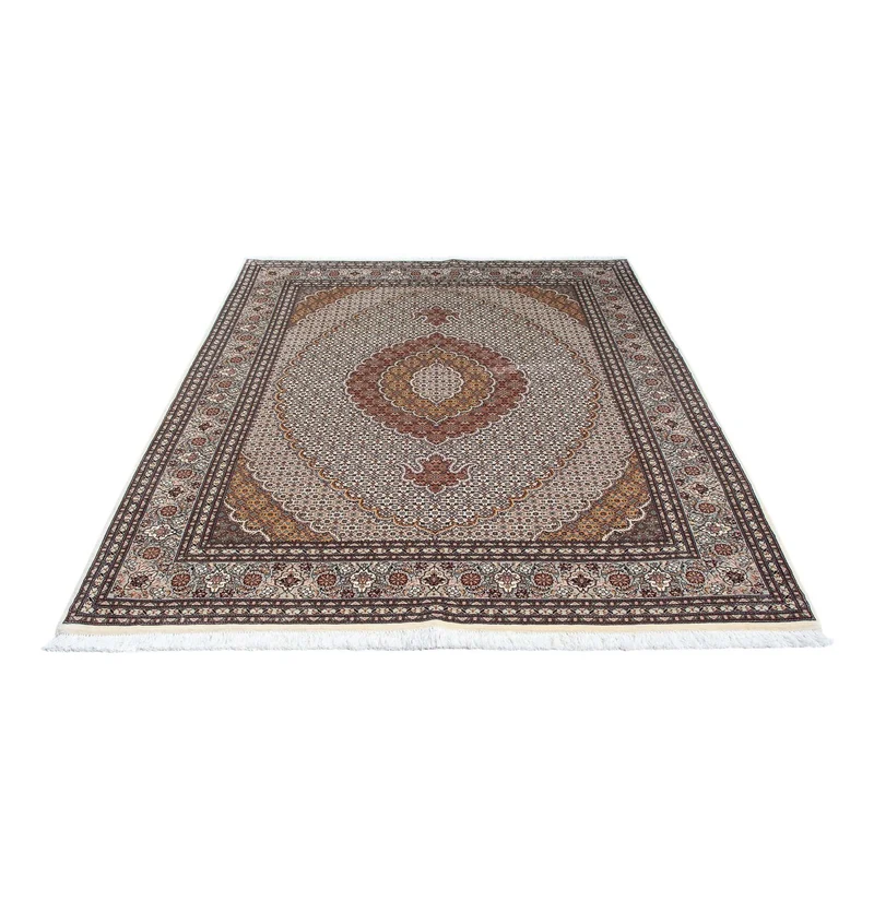 Täbriz Teppich 151x202cm - Perserteppich - beige