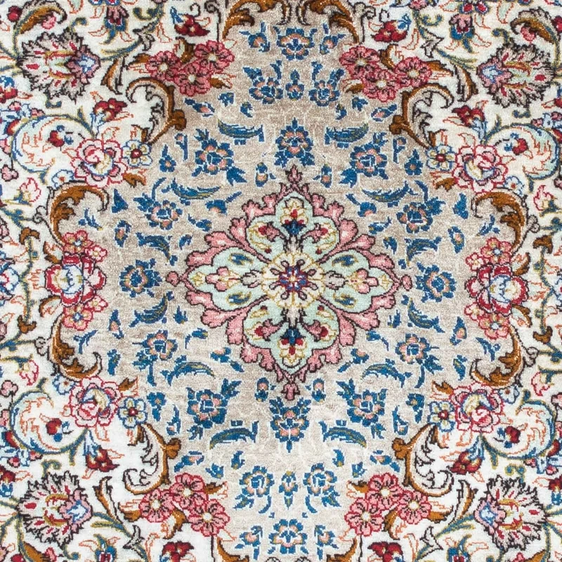 Ghom Teppich 80x120cm - Perserteppich - mehrfarbig