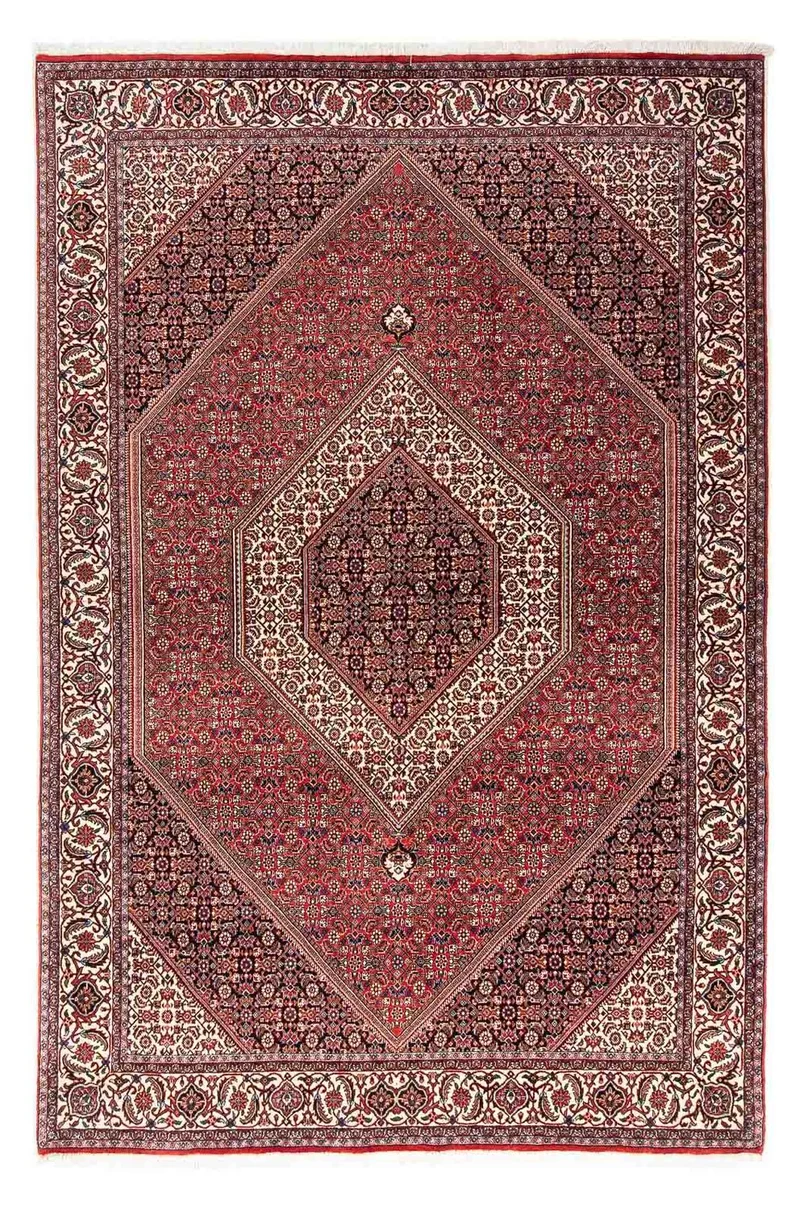 Bidjar Teppich 171x254cm - Perserteppich - dunkelrot