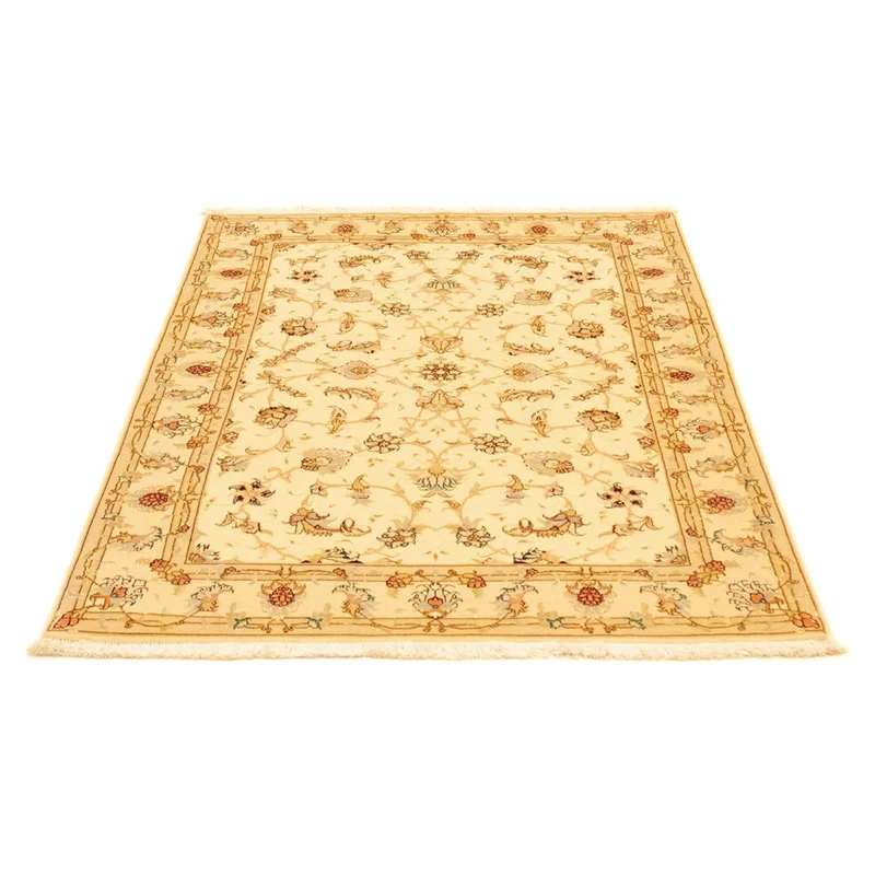 Täbriz - 50 Raj Teppich 100x149cm - Perserteppich - beige