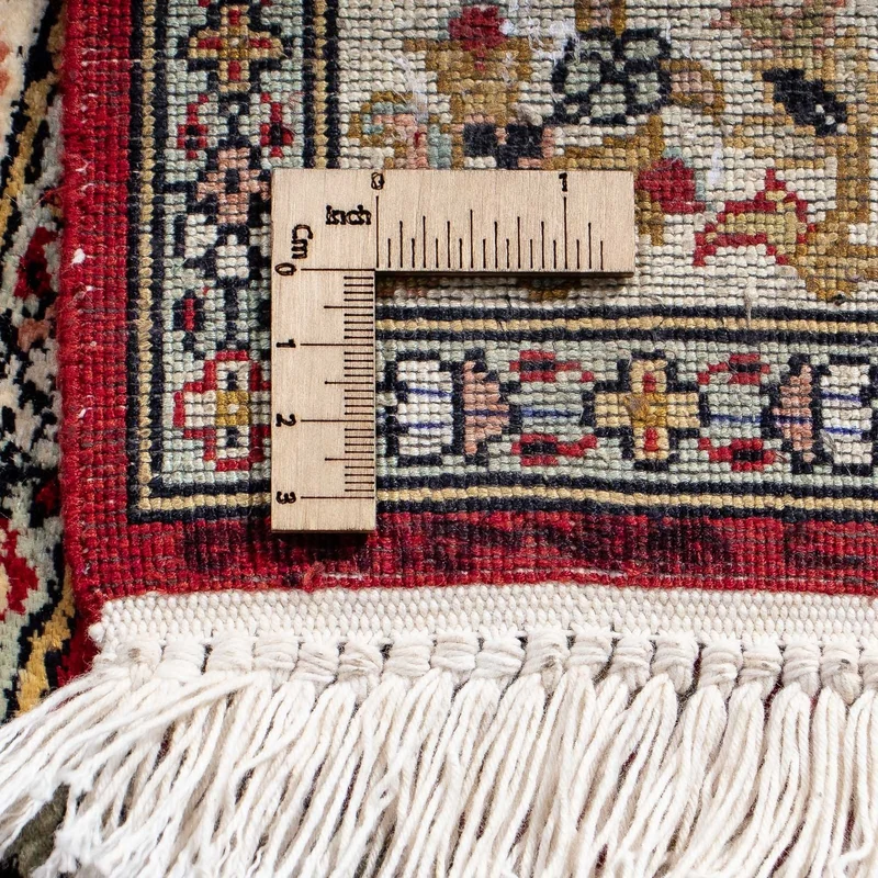 Kaschmar Teppich 62x89cm - Orientteppich - dunkelrot
