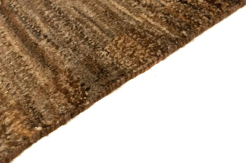 Gabbeh Teppich Indus 60x94cm - Wollteppich - braun