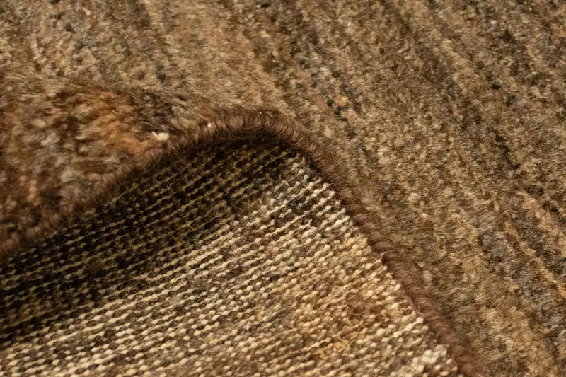 Gabbeh Teppich Indus 60x94cm - Wollteppich - braun