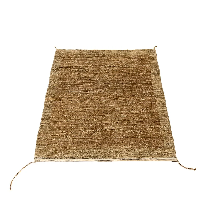 Gabbeh Teppich Indus 60x93cm - Wollteppich - braun