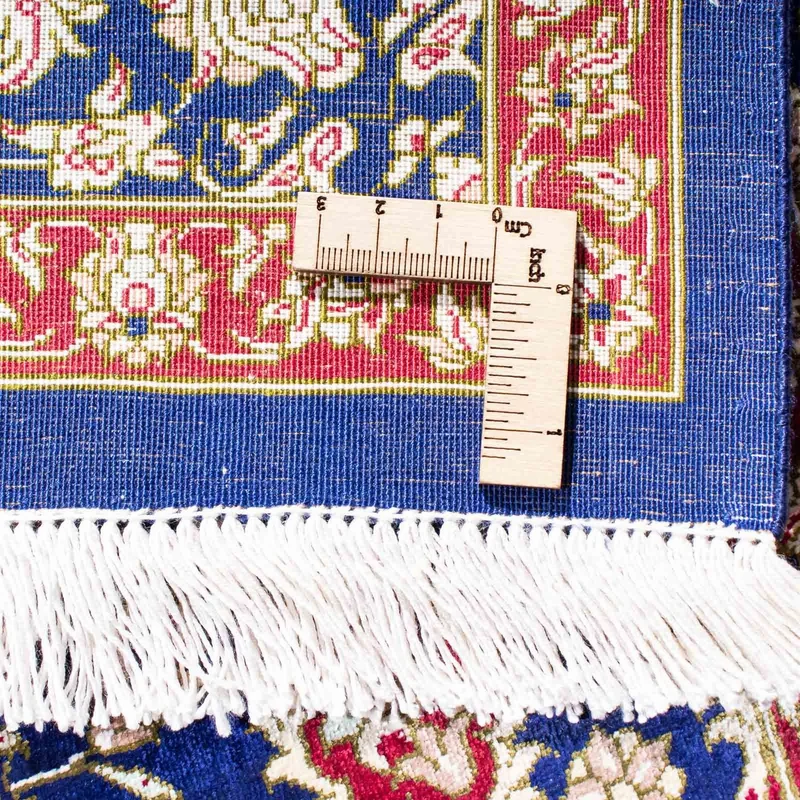 Ghom Teppich 78x117cm - Perserteppich - dunkelblau