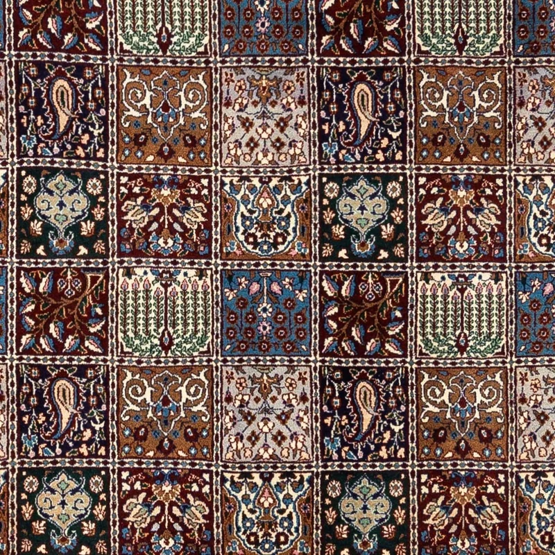 Moud Teppich 243x340cm - Perserteppich - dunkelrot