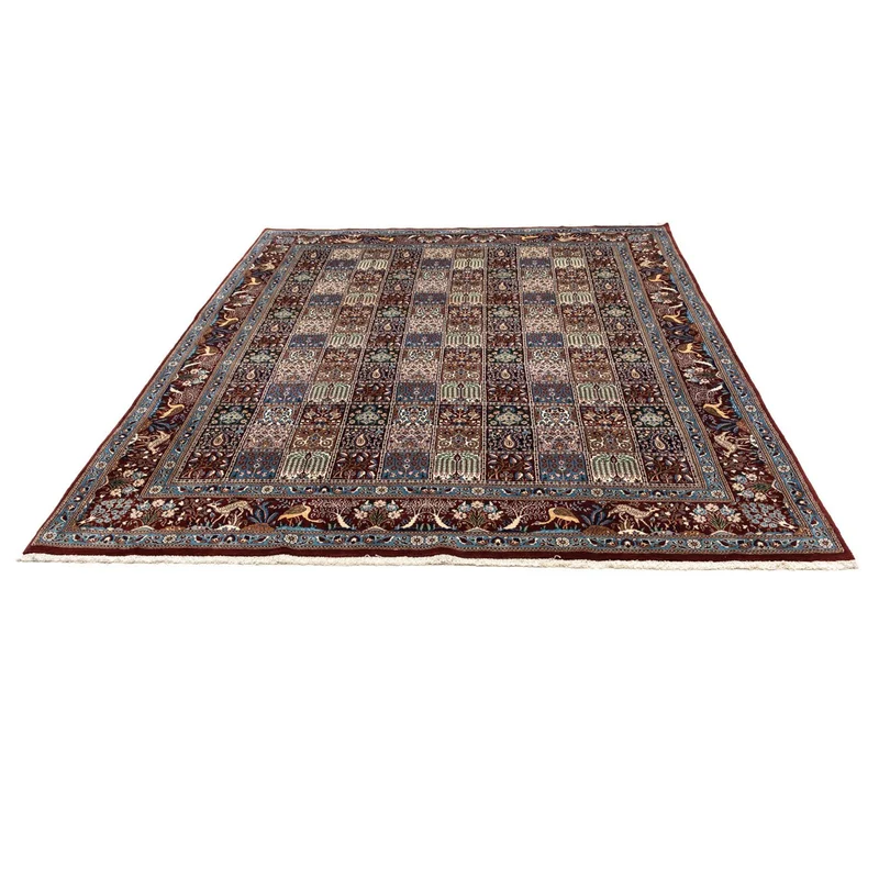 Moud Teppich 243x340cm - Perserteppich - dunkelrot