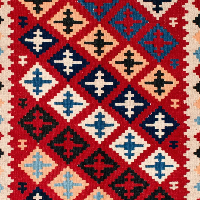 Kelim Fars Teppich 153x202cm
