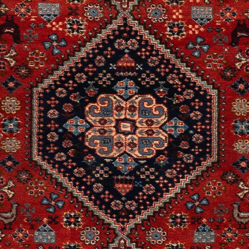 Abadeh Teppich 100x147cm - Perserteppich - dunkelrot