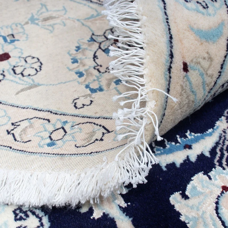 Nain Teppich 295x295cm - Perserteppich - dunkelblau