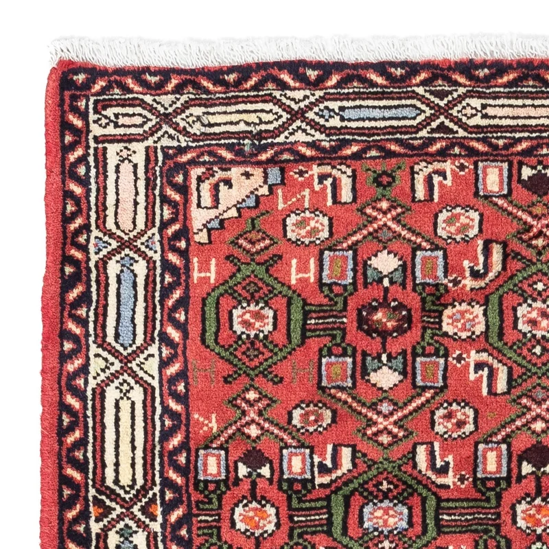 Hosseinabad Teppich 80x125cm - Perserteppich - rot