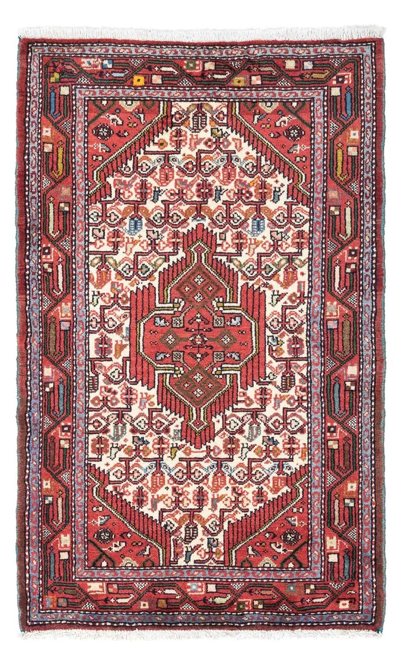 Hosseinabad Teppich 80x125cm - Perserteppich - rot