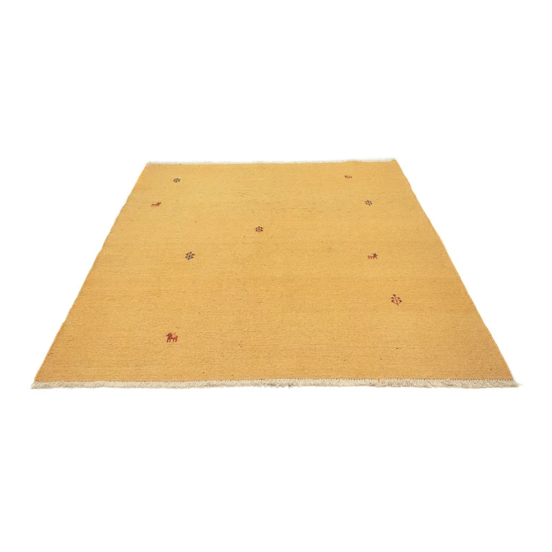 Gabbeh Persisch Teppich 151x198cm - Perserteppich Wollteppich - mehrfarbig