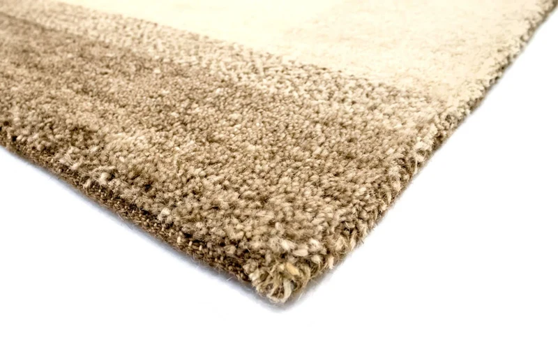 Gabbeh Teppich Indus 120x180cm - Wollteppich - beige