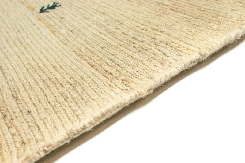 Gabbeh Persisch Teppich 150x192cm - Perserteppich Wollteppich - beige