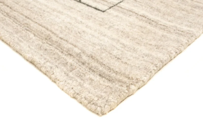 Vintage Teppich 90x160cm - silber