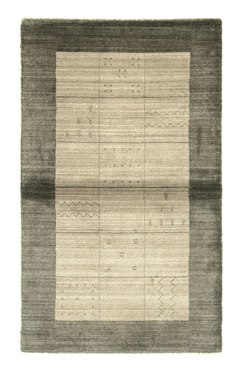 Vintage Teppich 90x160cm - grau