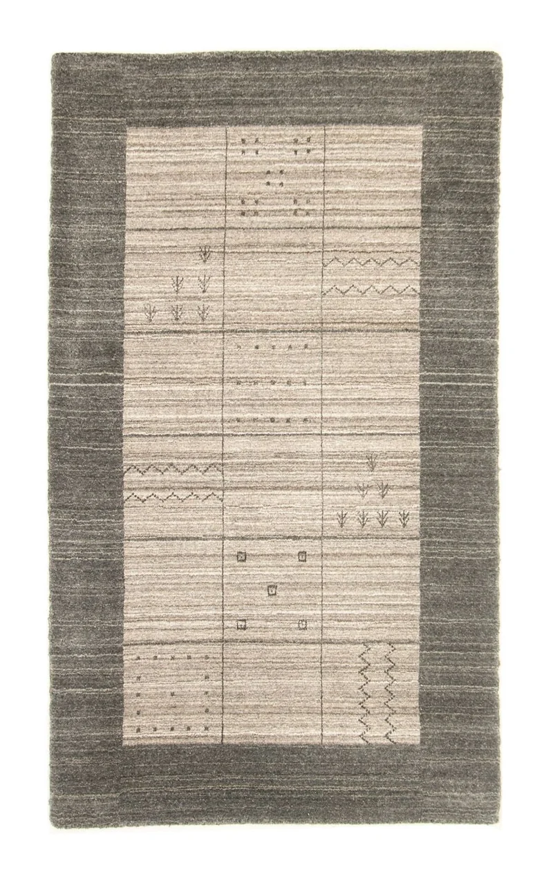 Vintage Teppich 90x160cm - grau