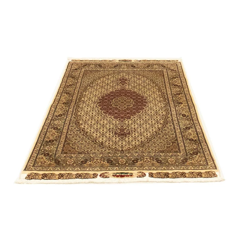 Täbriz - 50 Raj Teppich 100x157cm - Perserteppich - beige