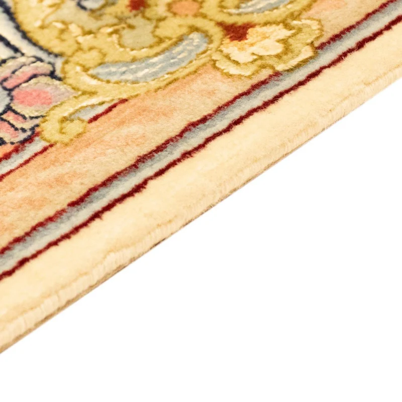 Täbriz - 50 Raj Teppich 101x150cm - Perserteppich - beige