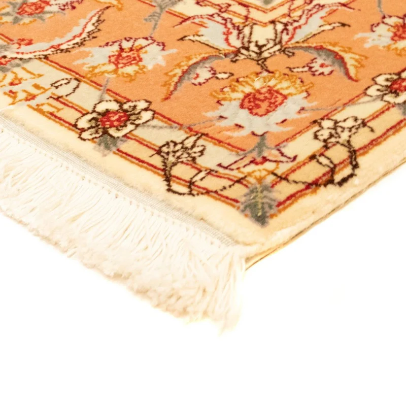 Täbriz - 50 Raj Teppich 102x152cm - Perserteppich - beige