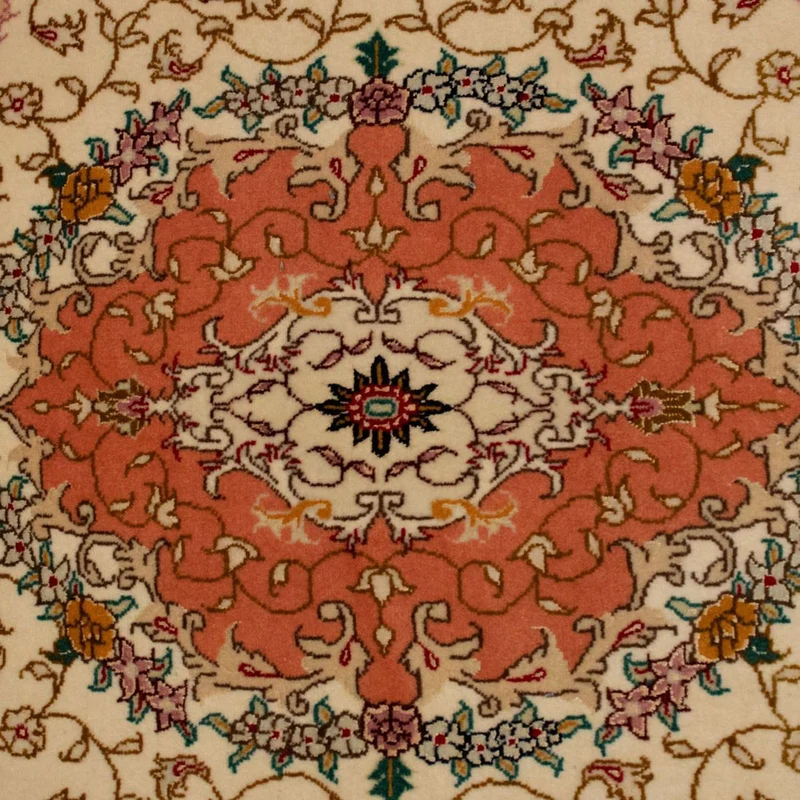 Täbriz - 50 Raj Teppich 102x153cm - Perserteppich