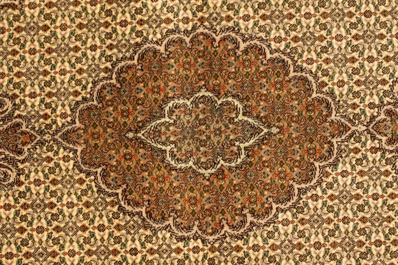 Täbriz - 50 Raj Teppich 103x160cm - Perserteppich - beige