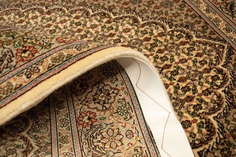 Täbriz - 50 Raj Teppich 103x160cm - Perserteppich - beige