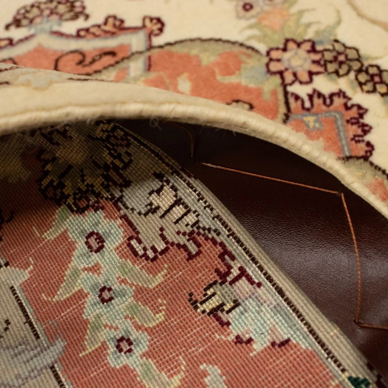 Täbriz - 50 Raj Teppich 100x155cm - Perserteppich - beige