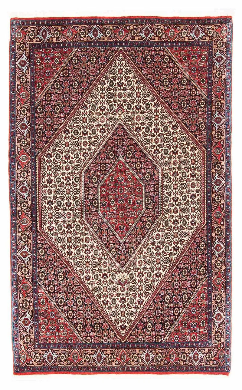 Bidjar Teppich 108x174cm - Perserteppich - rot