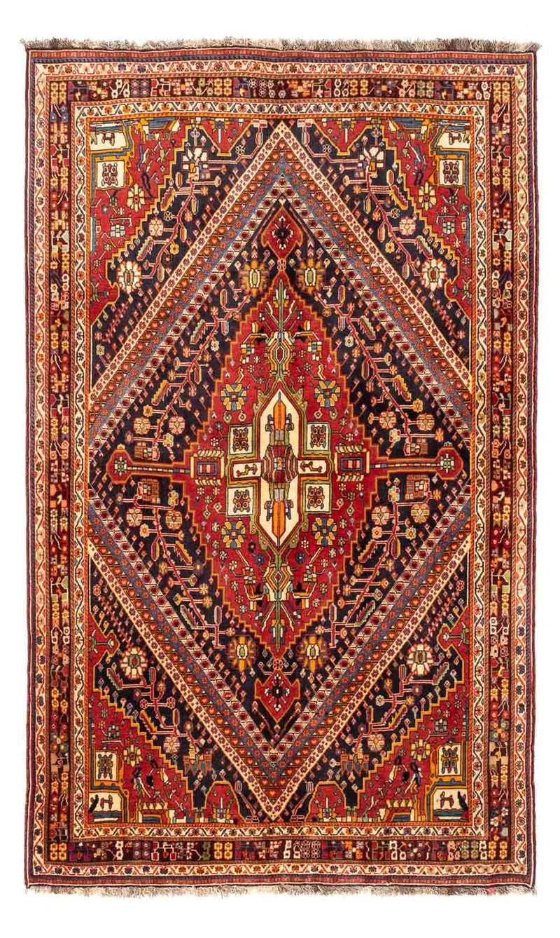 Shiraz Teppich 160x255cm - Perserteppich - mehrfarbig