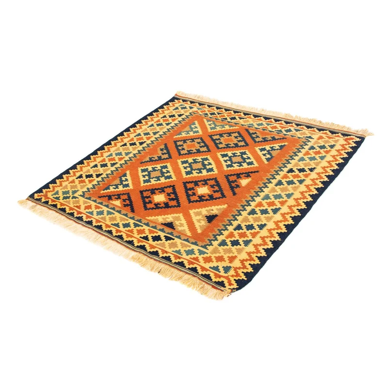 Kelim Fars Teppich 100x103cm - rost