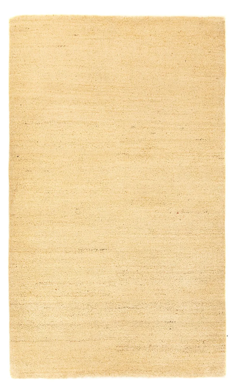 Gabbeh Teppich Indus 78x126cm - Wollteppich - beige