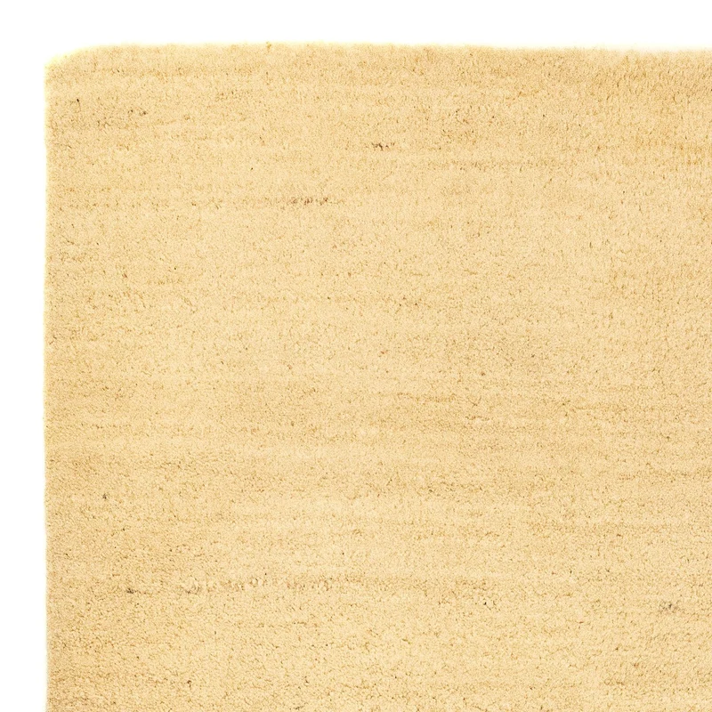 Gabbeh Teppich Indus 78x126cm - Wollteppich - beige