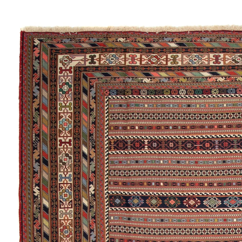 Afshar Sirjan Teppich 197x290cm - Perserteppich - mehrfarbig