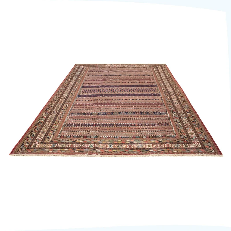 Afshar Sirjan Teppich 197x290cm - Perserteppich - mehrfarbig
