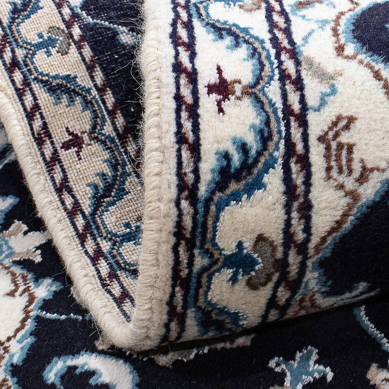 Nain Teppich 87x140cm - Perserteppich - dunkelblau