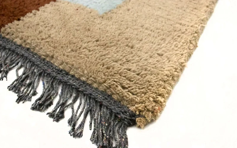 Nepal Teppich 70 x 140 cm - mehrfarbig