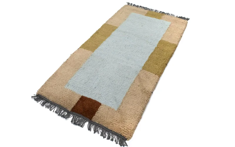 Nepal Teppich 70 x 140 cm - mehrfarbig