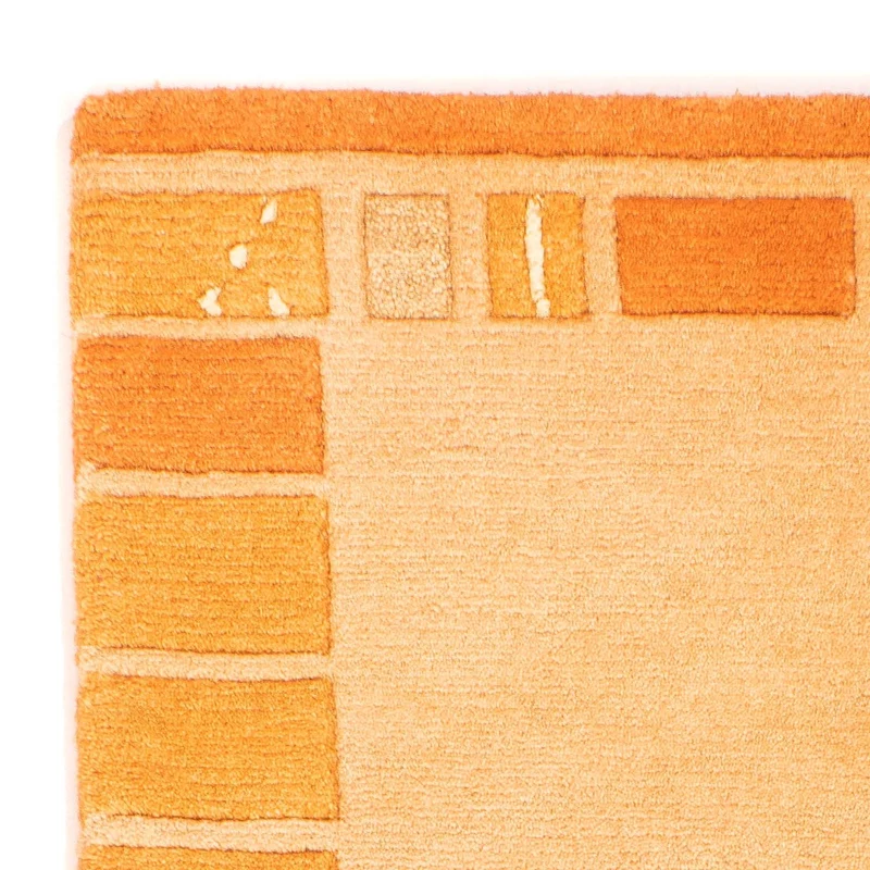 Nepal Teppich 70 x 140 cm - orange