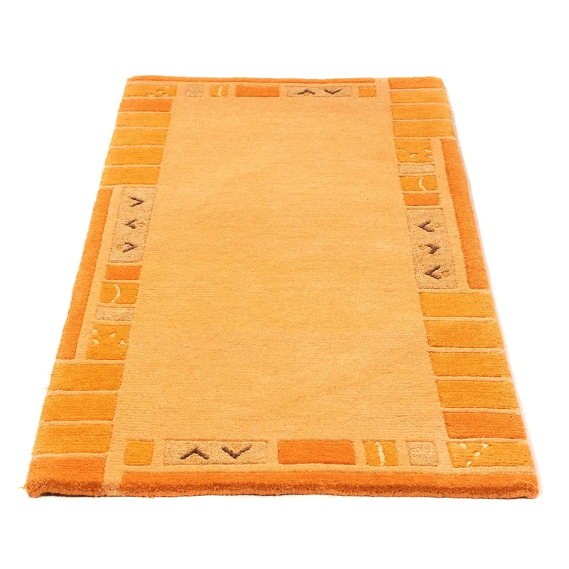 Nepal Teppich 70 x 140 cm - orange