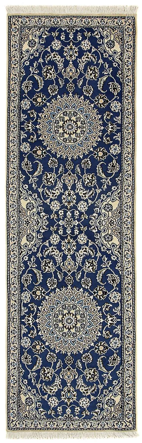Perserteppich - Nain - Royal 60 x 200 cm Teppich Läufer