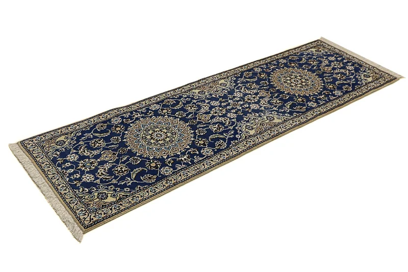 Perserteppich - Nain - Royal 60 x 200 cm Teppich Läufer